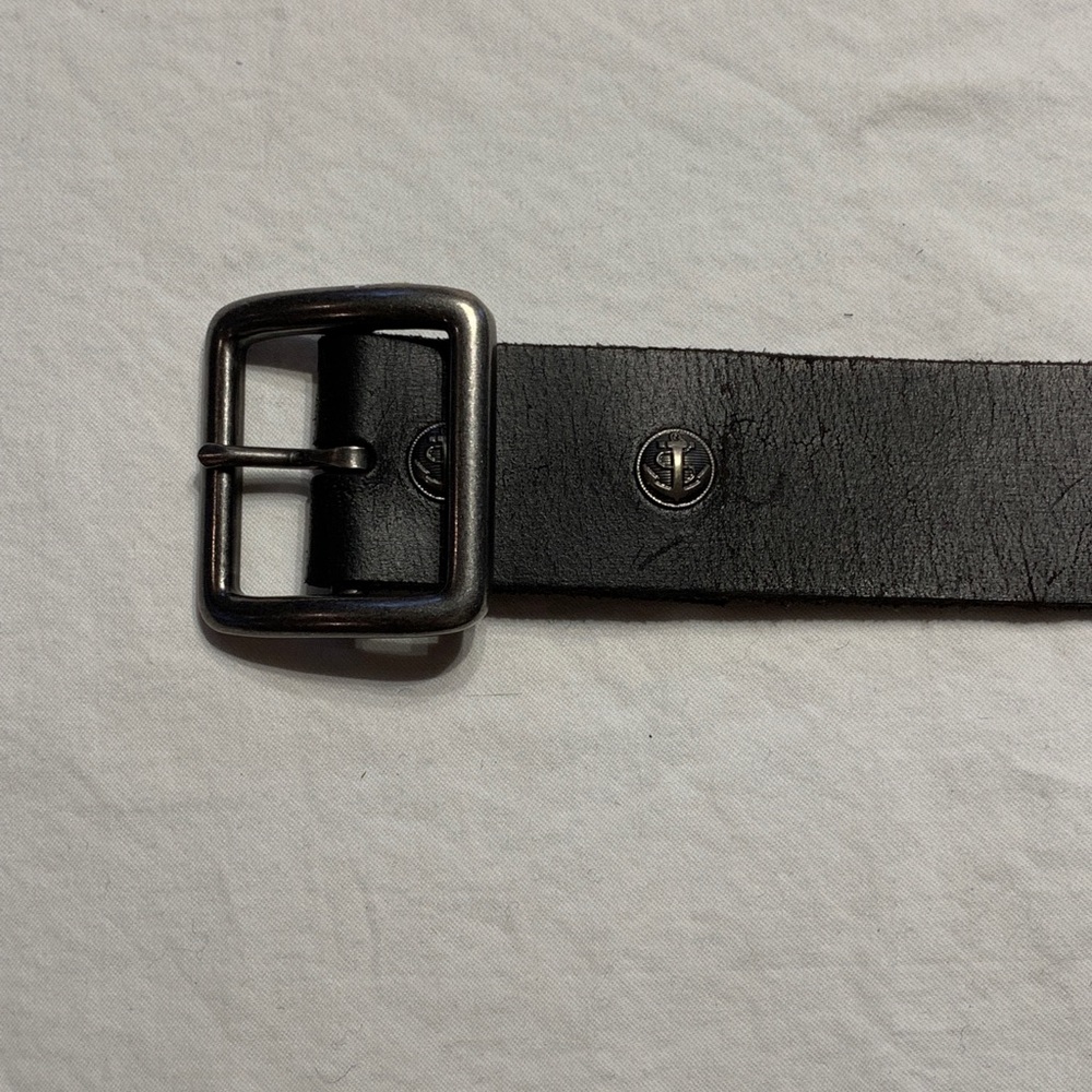 Brixton black leather belt L/XL mens
